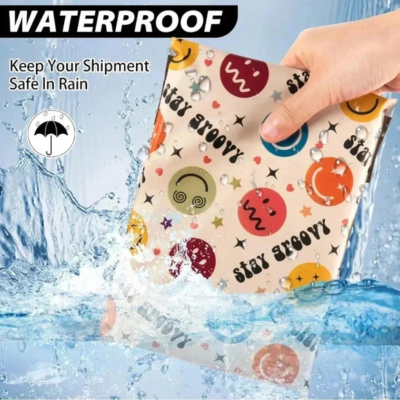 50 Poly Mailer 6x9 Inch 50 PCS - Shipping Bags for Clothing, Waterproof Tear - Picture 3 of 8